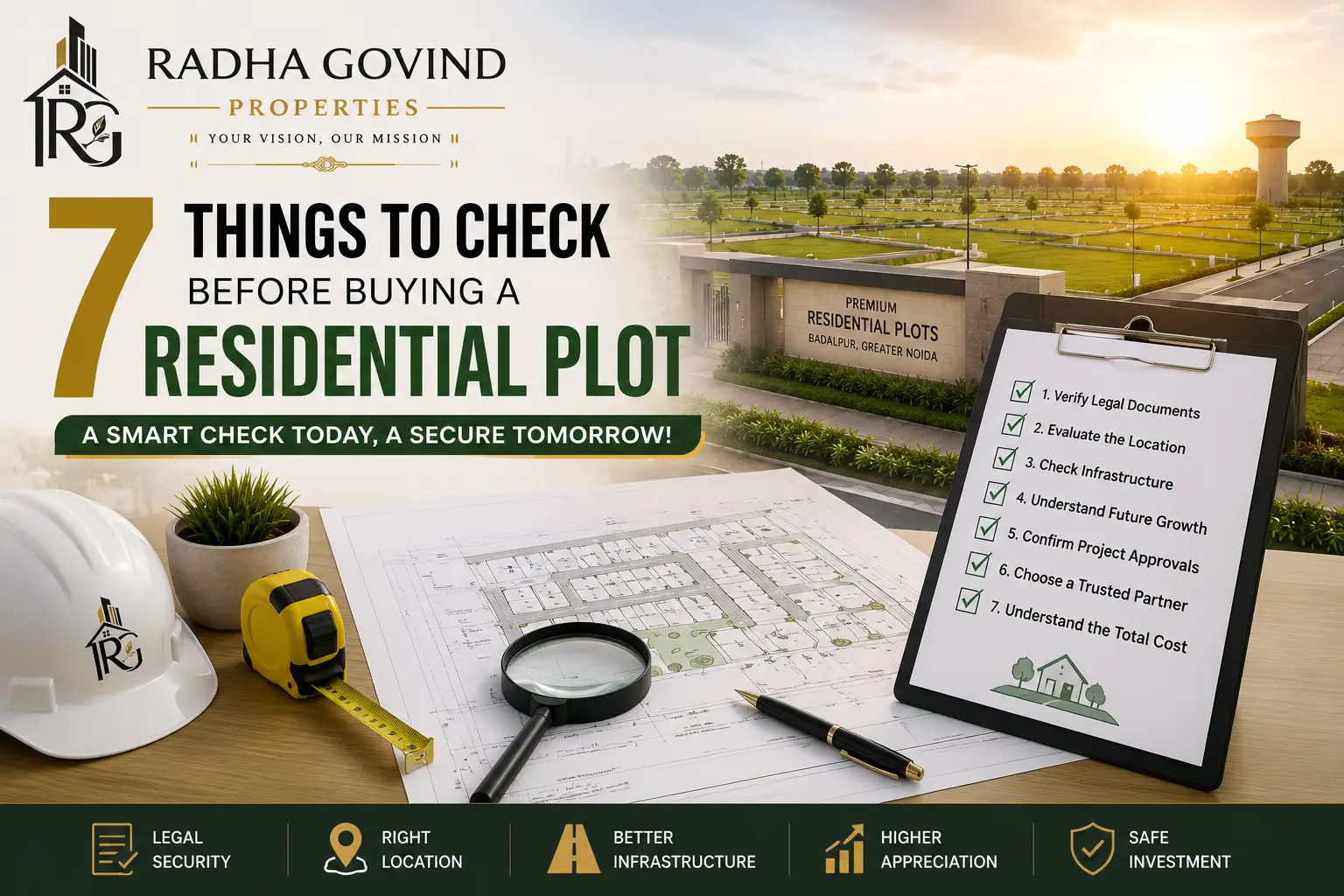 7 Things to Check Before Buying a Residential Plot